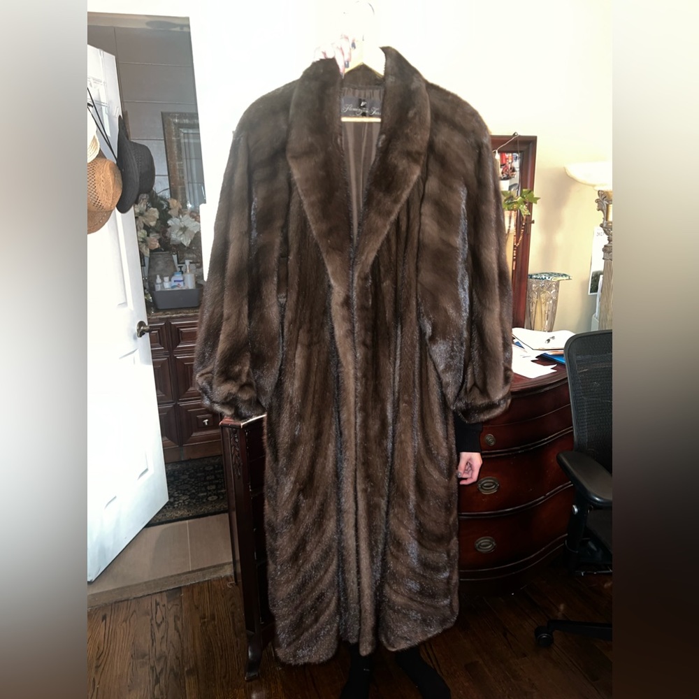 Real Minx Fur Coat